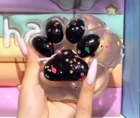 Мега светящийся Сквиш “Лапка” — мягкий антистресс для веселья и релакса!