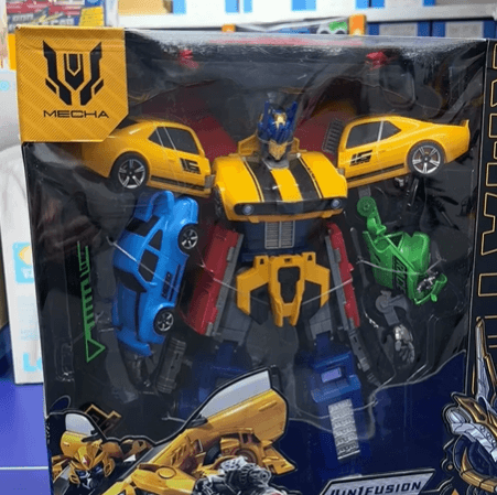 Трансформирующийся робот Crazed — 4 в 1!