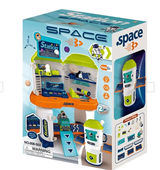 Это игровой набор “Космическая станция” — мечта для маленьких исследователей космоса!