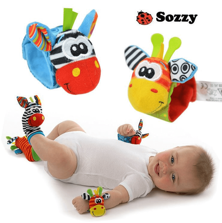 Носочки и браслетики с погремушками от SOZZY для малышей
