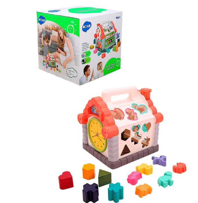 Развивающая игрушка для малышей "Чудо-Дом" со светом и звуком/ сортер