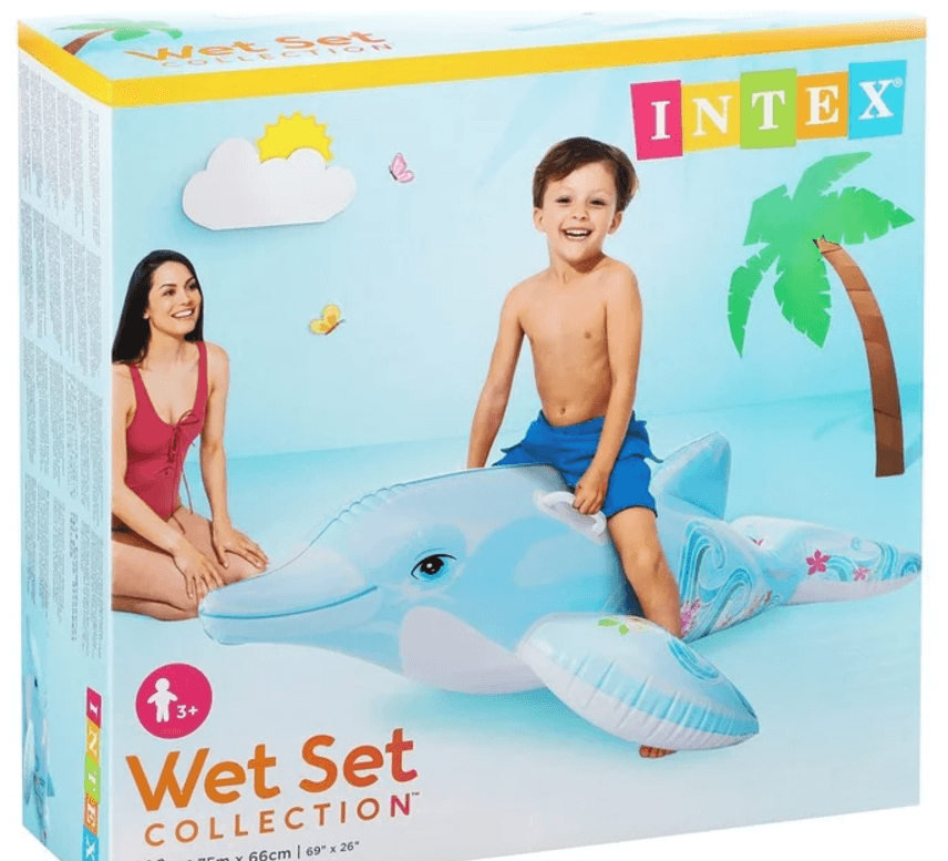 Игрушка для плавания «Дельфин», 175 х 66 см, от 3 лет,