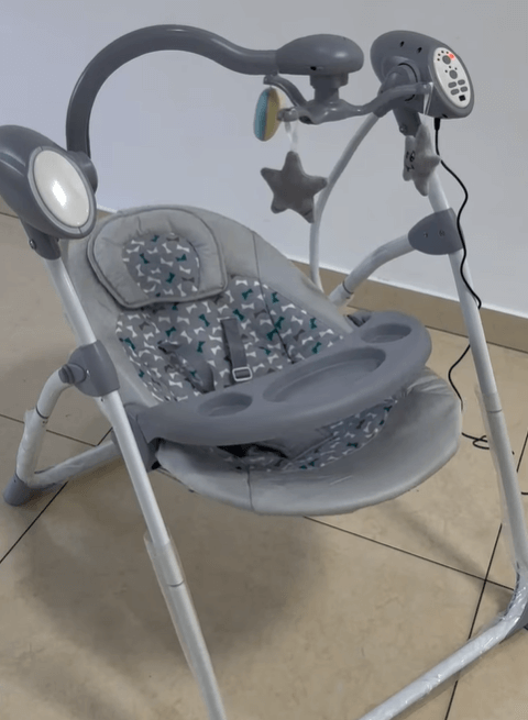 Электрокачеля ”Maribel " 2 в 1  для самых маленьких