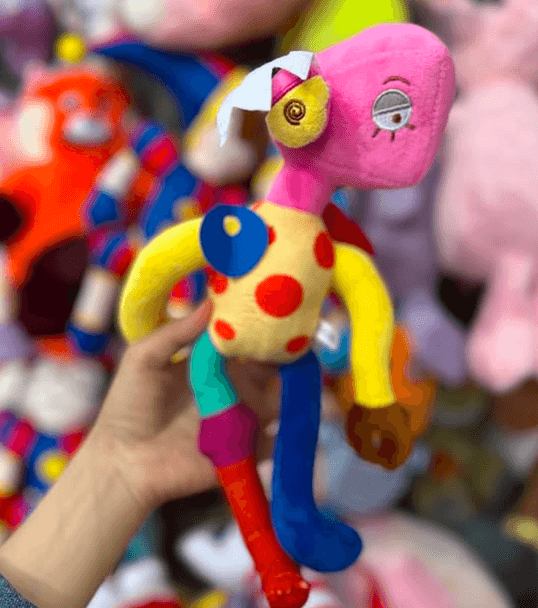 Похожие Цвет: красный, желтый, зеленый меланж, розовый   Baby-mag Мягкая игрушка Зубл Цифровой цирк Zooble