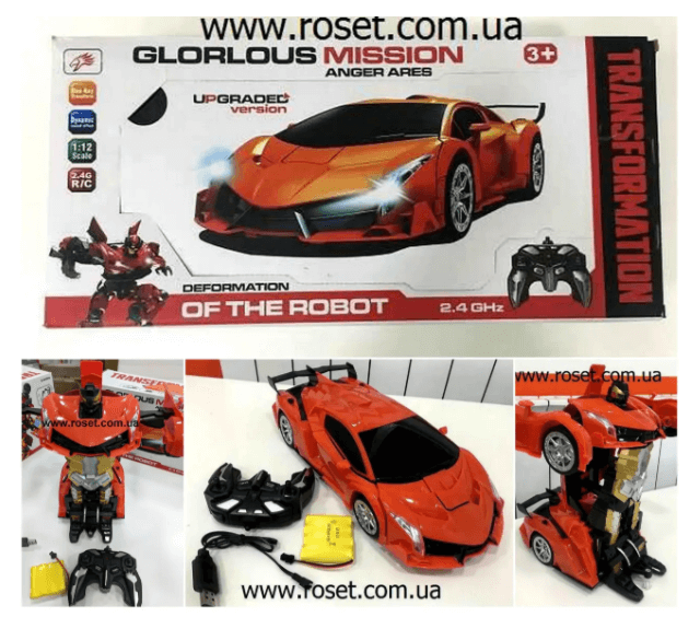 Машина робот Трансформер на радиоуправлении «Transformers changeable force ares» Детальніше: https://roset.uaprom.net/ua/p854032465-mashina-robot-transformer.html