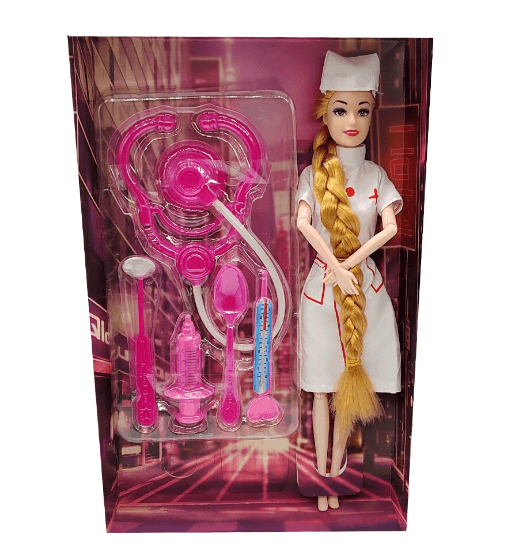 Комплект кукли Doctor, Hi Doctor, с 5 аксесоара, 33x21 см, VisionXXI