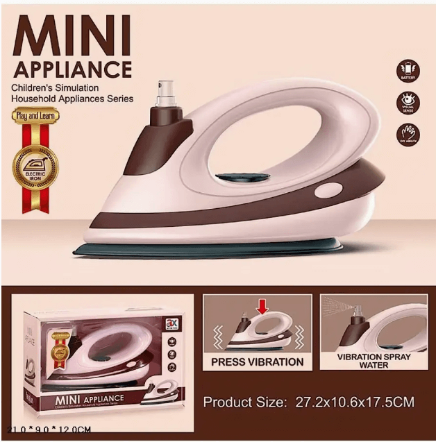 Утюг/игрушечный/детский/пластиковый/яркий/развивающий воображение/фантазию/моторику/зрение/