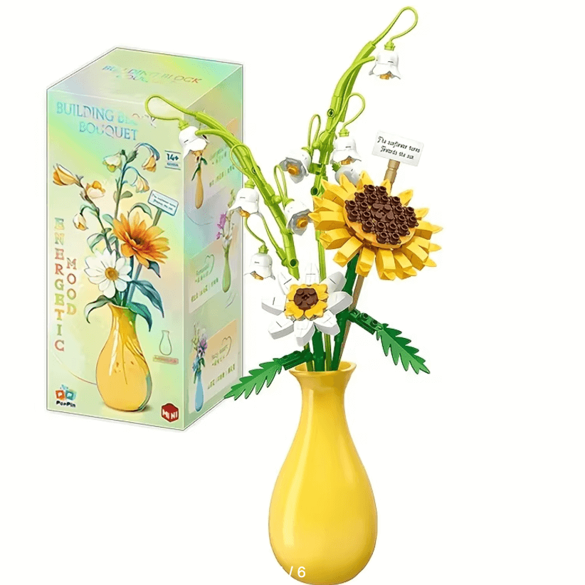 Набор кубиков на День святого Валентина с розой, подарок для друзей