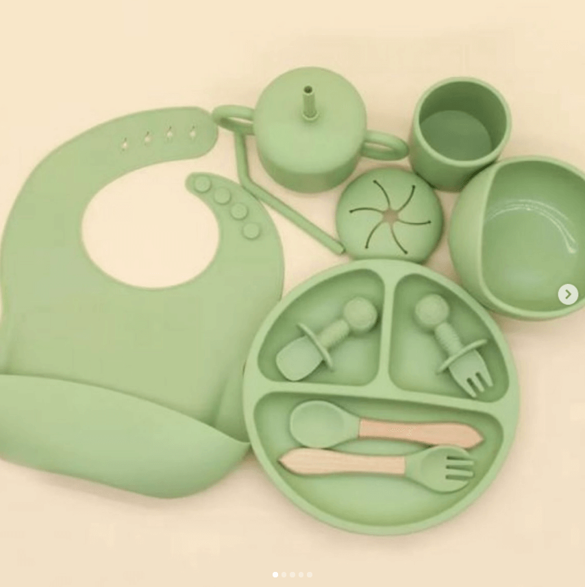 Набор детской посуды  “Metr+” силиконовый