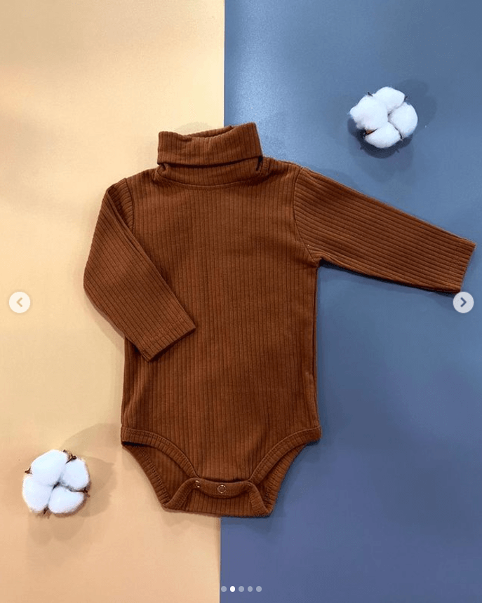 Боди водолазка для малышей лапша