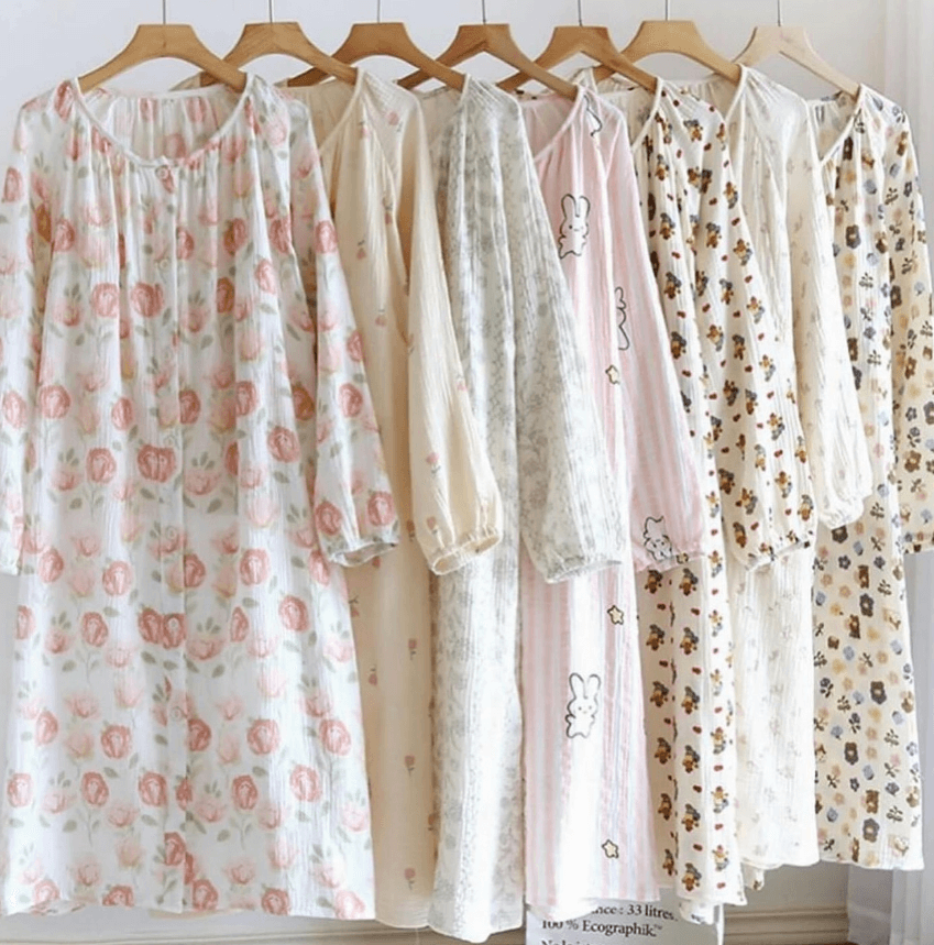 Сорочка Sheng Меї муслиновая для кормящих мам