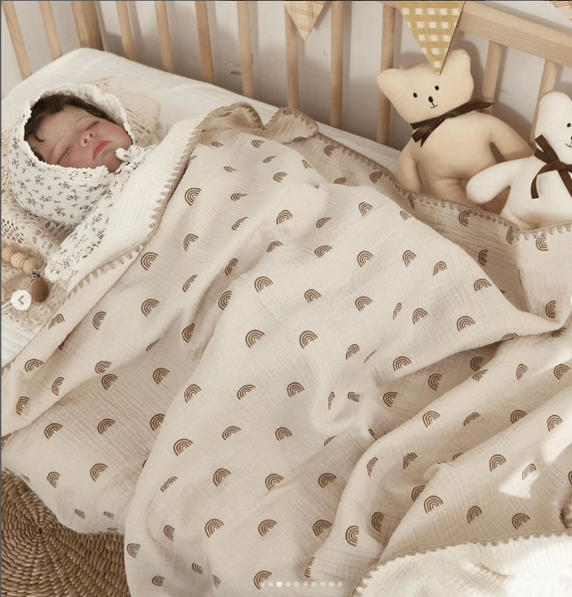 Одеяло "Нежный сон" детский муслиновый