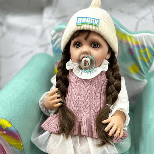 полностью силиконовое тело, реалистичная кукла для новорожденных