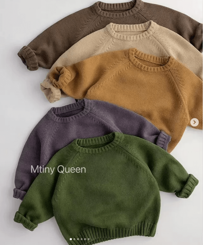 Кофты вязанные оверсайз детские уни