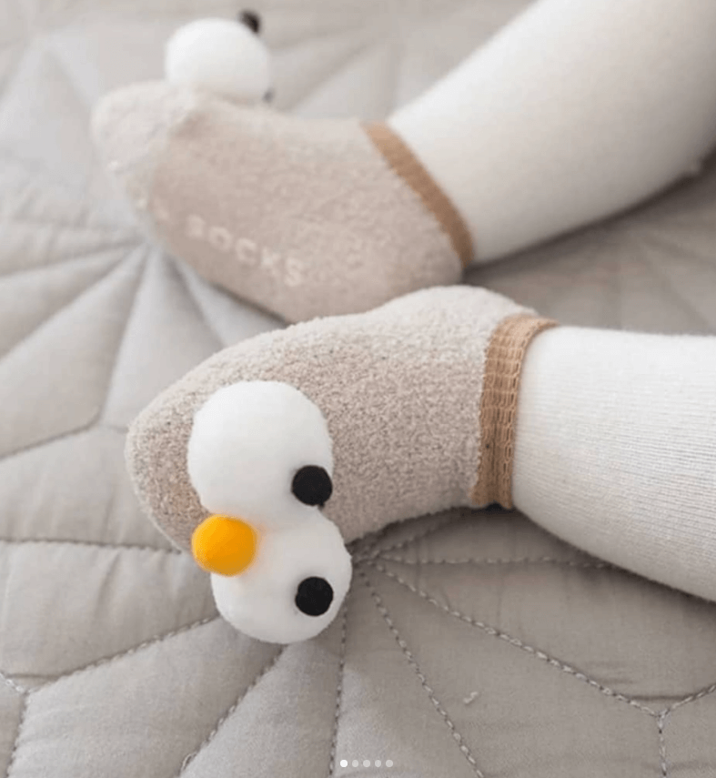 Пинетки -носочки с глазками для самых маленьких