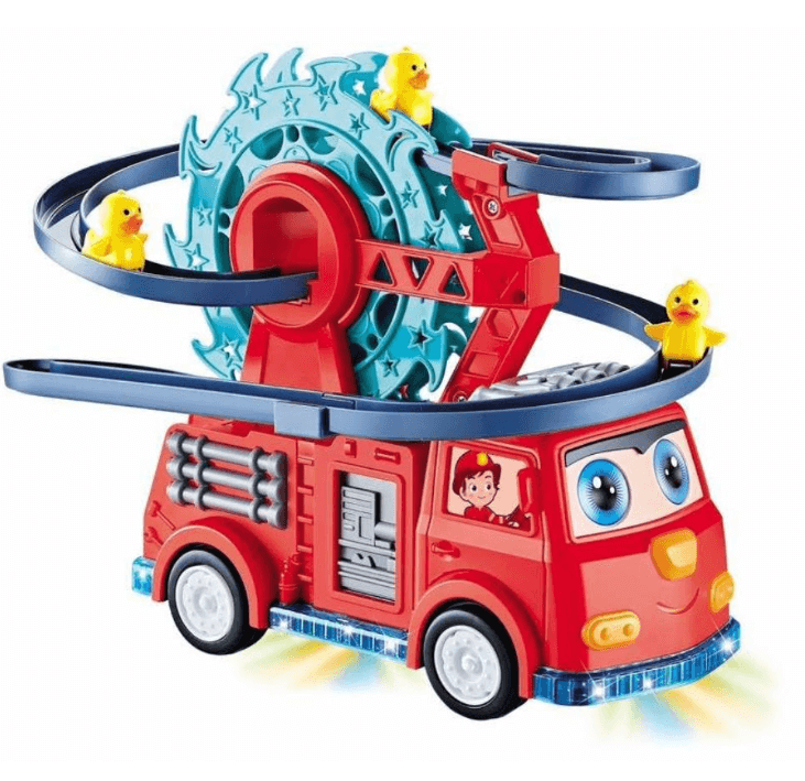 Музыкальная пожарная машина с бегающими утятами