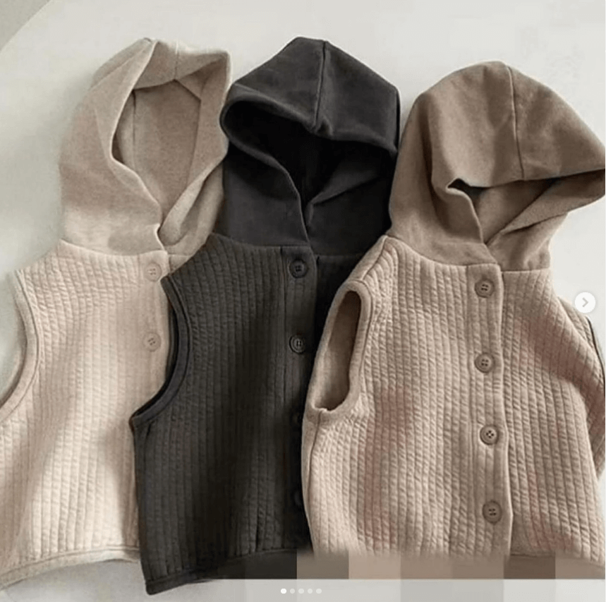 Жилетка с капюшоном Nyd детская стеганая