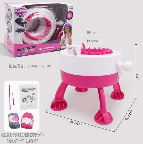 Маленькая ручная вязка машина 22 игольчатые звездочки цилиндр вязание Потливость машины шляпы