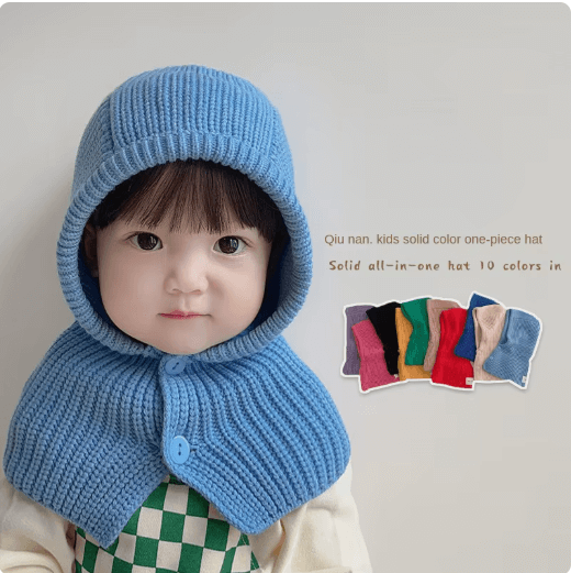 Шапка-балаклава Fiercecat детский на пуговках