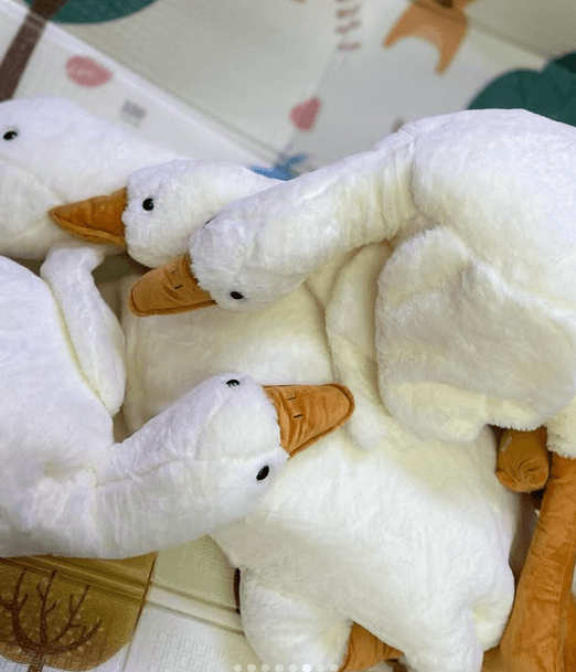 Гусь-обнимусь🪿Мягкая игрушка Гусь большой Подушка