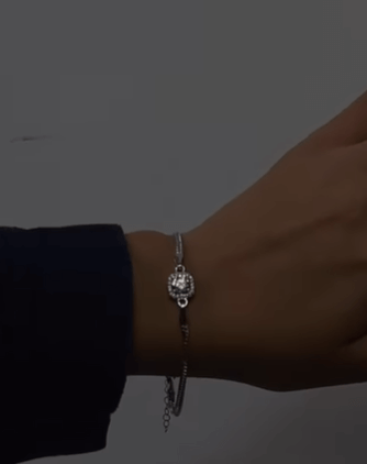 Браслет "Сияние" серебро