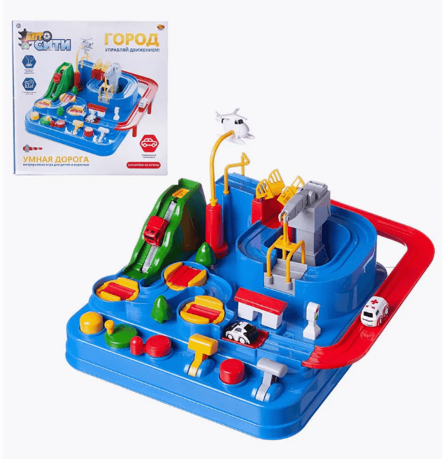 Детский развивающий интерактивный автотрек.