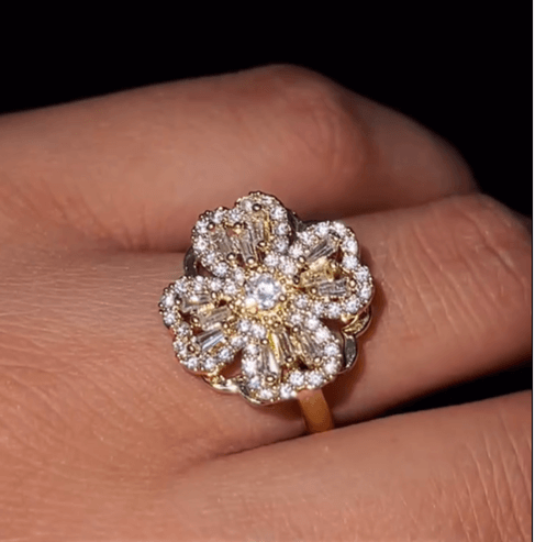 Кольцо Спиннер антистресс из титана