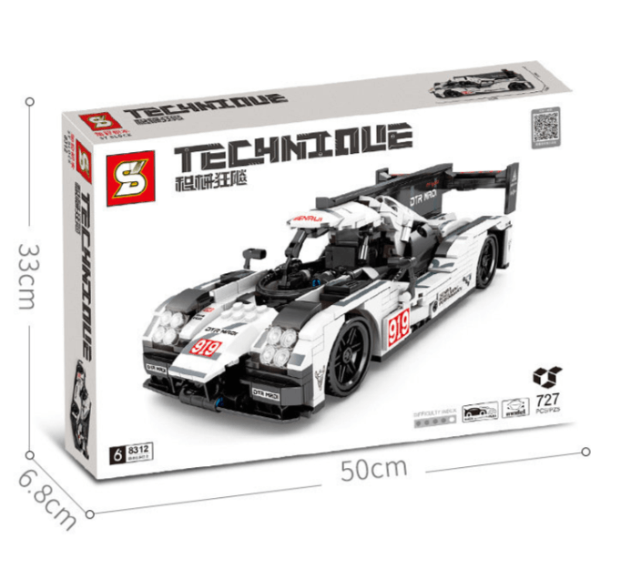 Детский конструктор KB 152 машина инерционная, 621 деталь