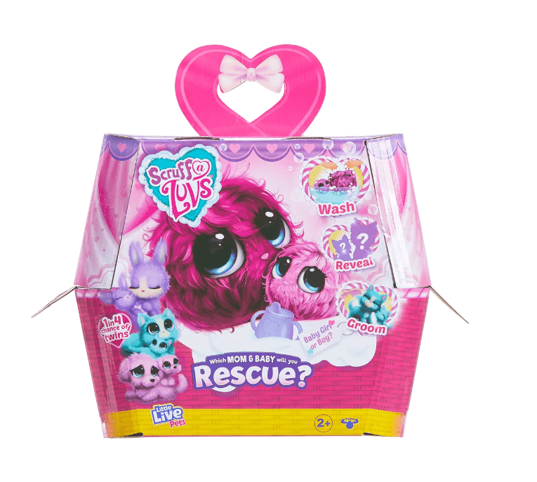 Игрушка Worlds Apart (Scruff a Luvs) Пушистик-потеряшка Мама и малыш в непрозрачной упаковке (Сюрприз) 30111