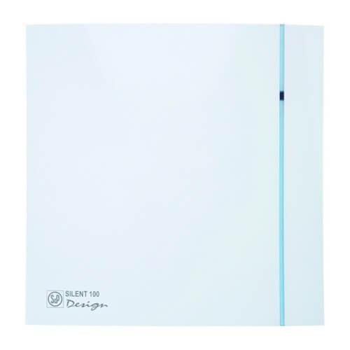 Вентилятор накладной SILENT-100 CHZ DESIGN-3C (таймер, датчик влажности)