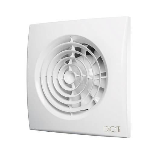 Вентилятор накладной AURA D125 с обратным клапаном DICITI