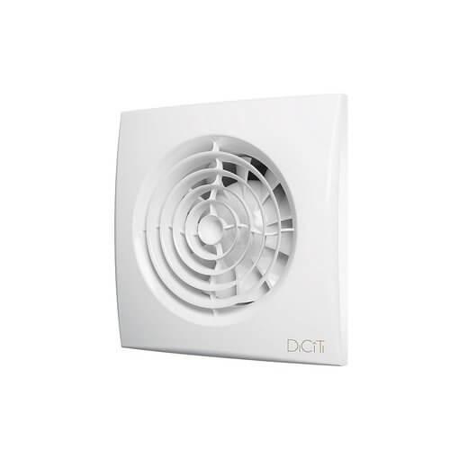 Вентилятор накладной AURA D100 с обратным клапаном DICITI