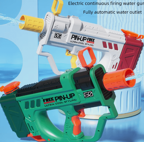Новый летний полностью автоматический водяной пистолет для мальчиков, игрушки для игр с водой.