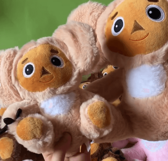 Обезьяна плюшевая/Чебурашка Плюшевая кукла обезьяна с большими ушами 30cm/кукла комфорта/Белый