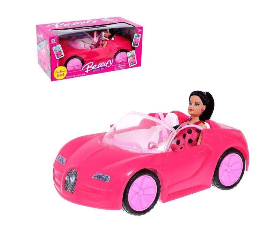 Кукла-модель Алёна на машине