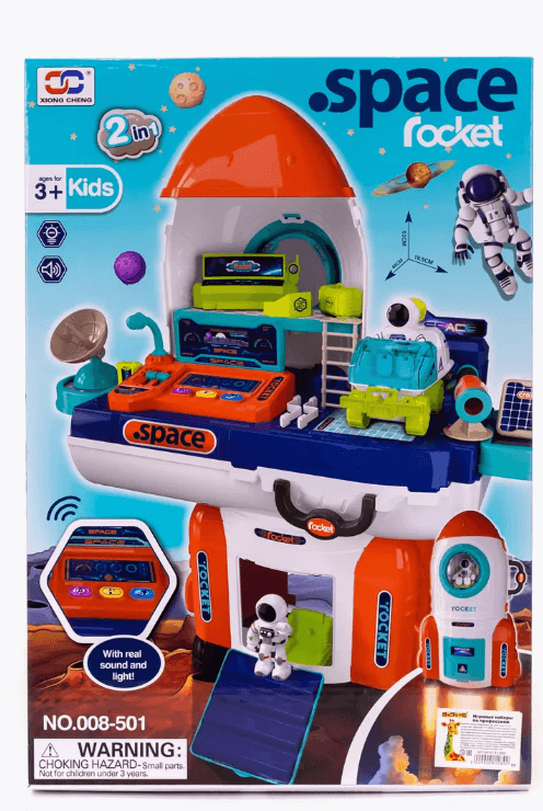 Игровой набор космическая станция с луноходом