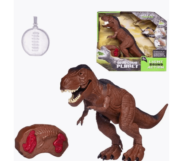 Игрушка Интерактивная Динозавр Интерактивный Тиранозавр Рекс Р/у Свет Звук Игрушки для мальчиков