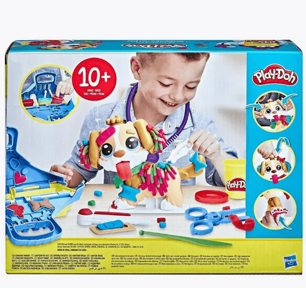 Набор для лепки Play-Doh Ветеринар / Набор для лепки Play Тоу Пони с формочками порадует ребенка ярким дизайном и творческими возможностями.