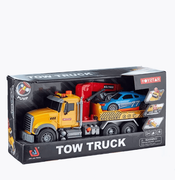 Машинка инерционная Грузовик эвакуатор со светом и звуком