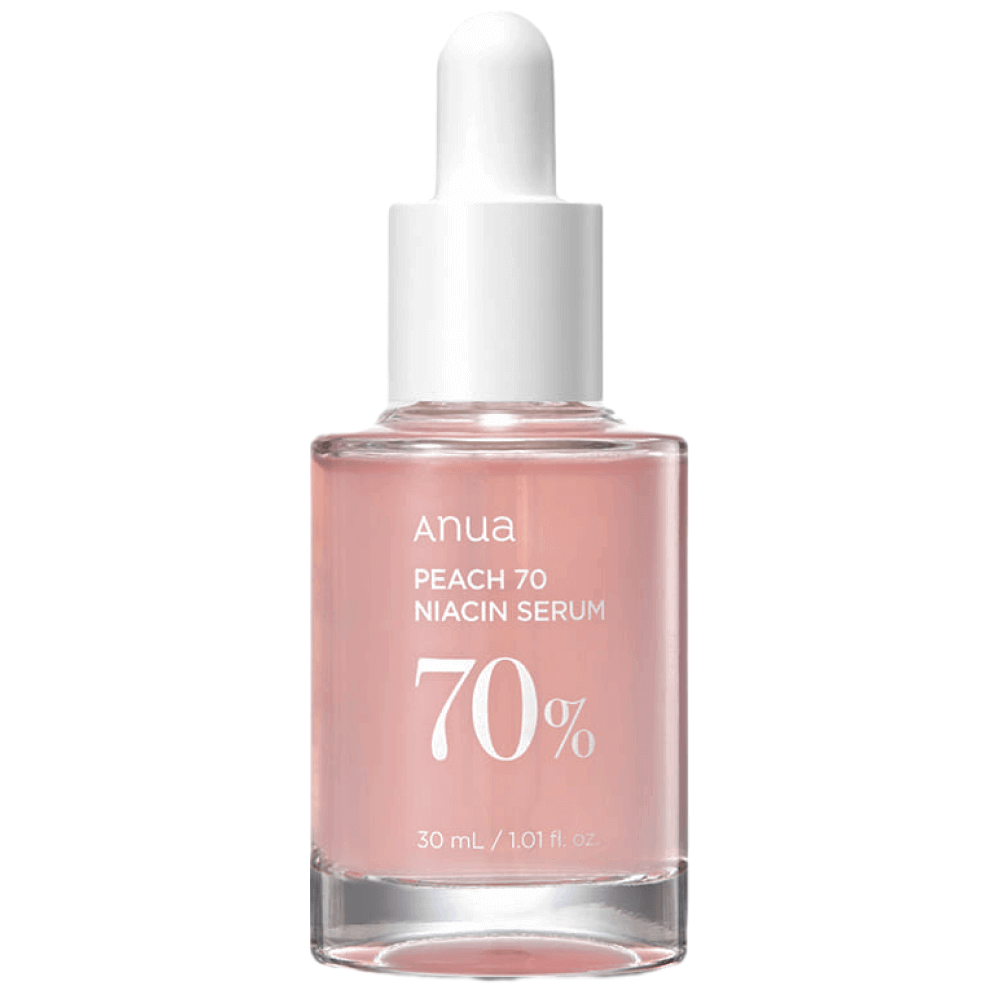 Anua Peach 70% Niacin Serum Сыворотка с персиком для гладкой и сияющей кожи, 30мл