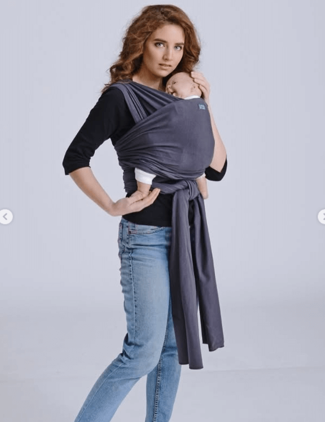 Трикотажный слинг с рождения Diva Stretchy, Grafite