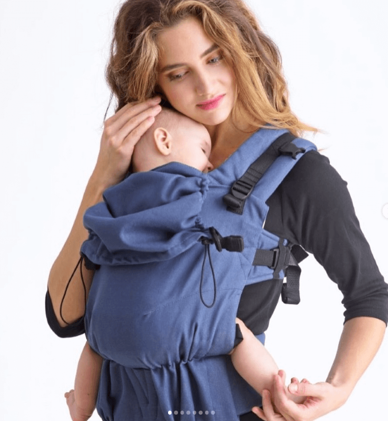 Эрго рюкзак с рождения Diva Milano Canvas One! Jeans blue