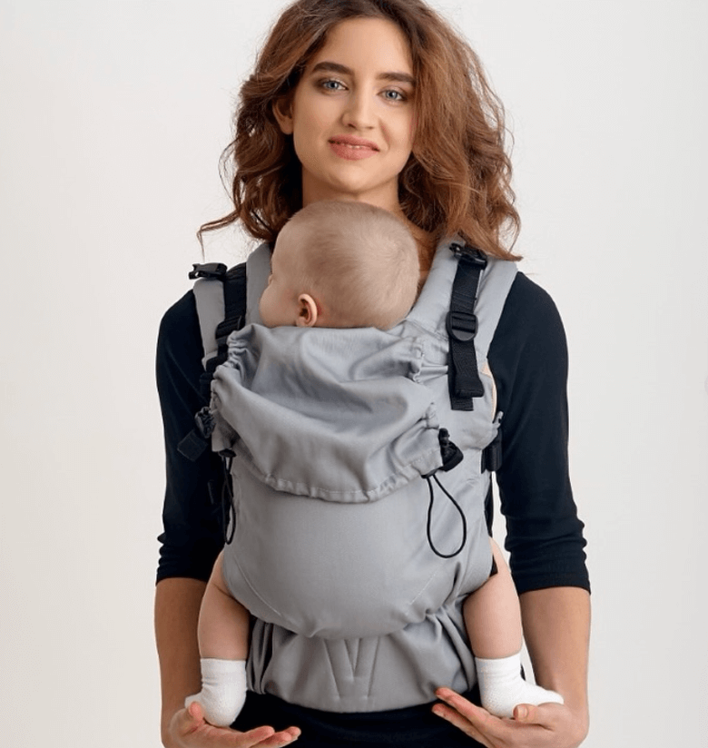 Эрго рюкзак с рождения Diva Milano Canvas One! Nebbia