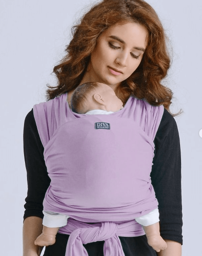 Трикотажный слинг-шарф с рождения Diva Stretchy, Lavanda