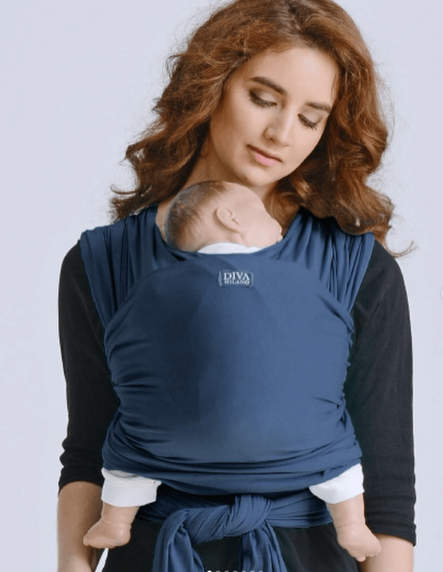 Трикотажный слинг с рождения Diva Stretchy, Indigo