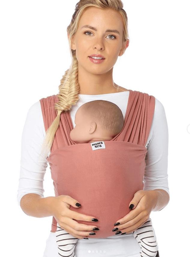 Слинг-шарф трикотажный Mum’s era “Easy” пыльная роза