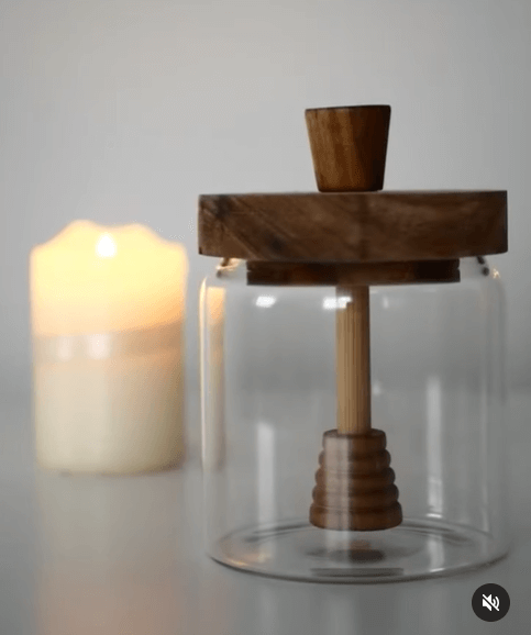 Баночка для меда стеклянная 450мл