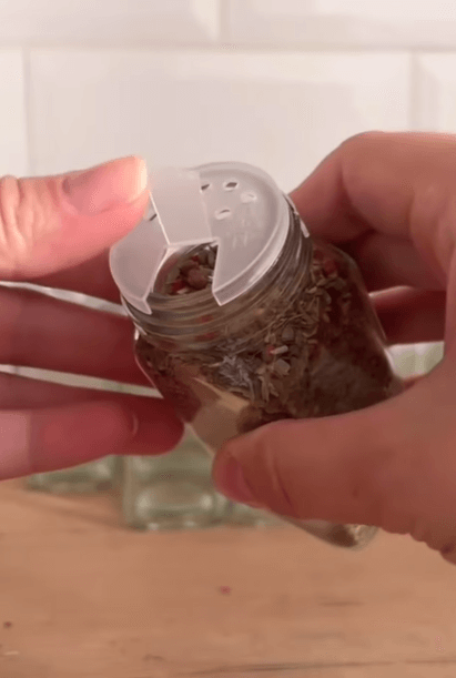 Баночки для специй 120мл стеклянные с бамбуковой крышкой