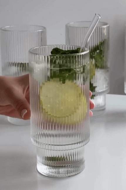 Стаканы рифленные 6шт.