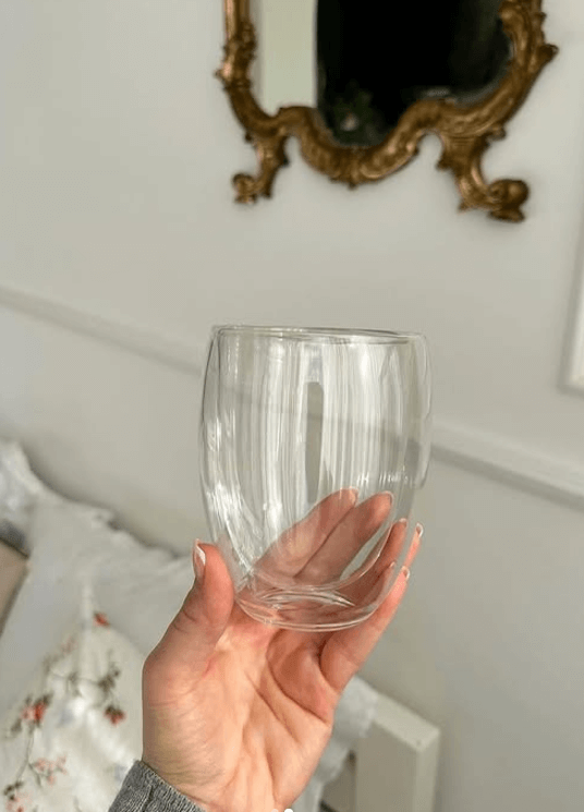 Стакан термостойкий рифленый с двойными стенами 300мл